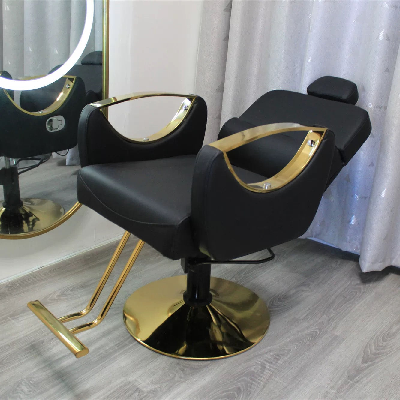 Hair chair can be placed upside down barber chair hair salon special lift rotation