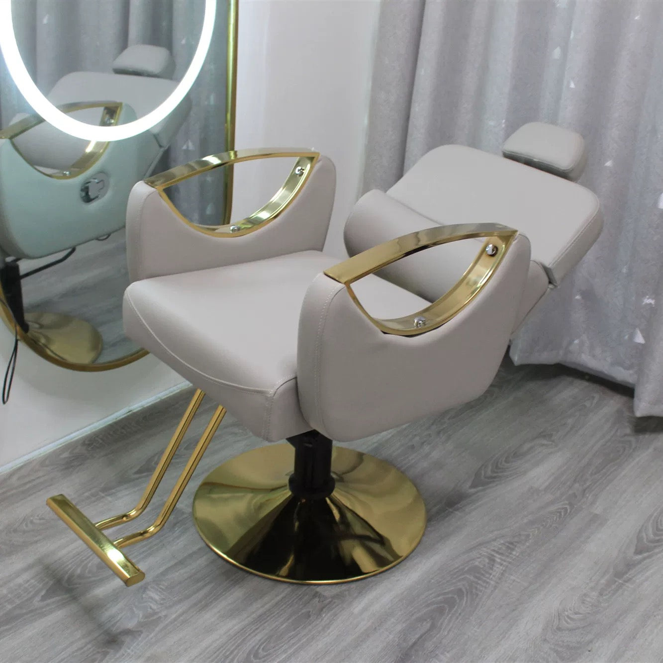 Hair chair can be placed upside down barber chair hair salon special lift rotation